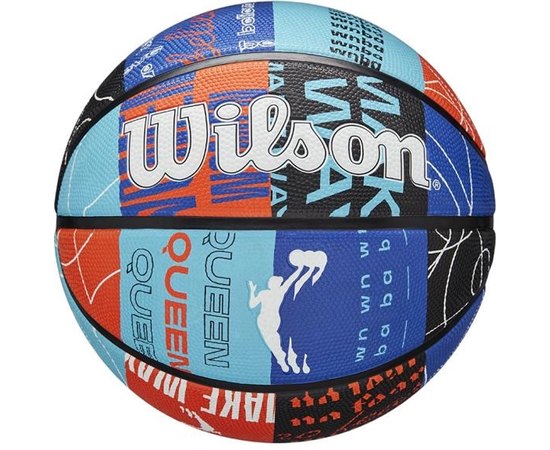 М'яч баскетбольний  Wilson WNBA Heir DNA BSKT Blue/Orange size 6 (WZ3009201XB6)