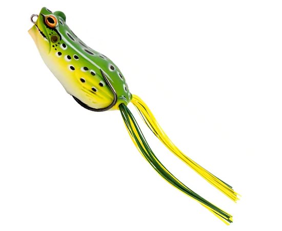 Воблер Savage Gear Hop Popper Frog F 55mm 15.0g Green Leopard (77442), Цвет : Green Leopard