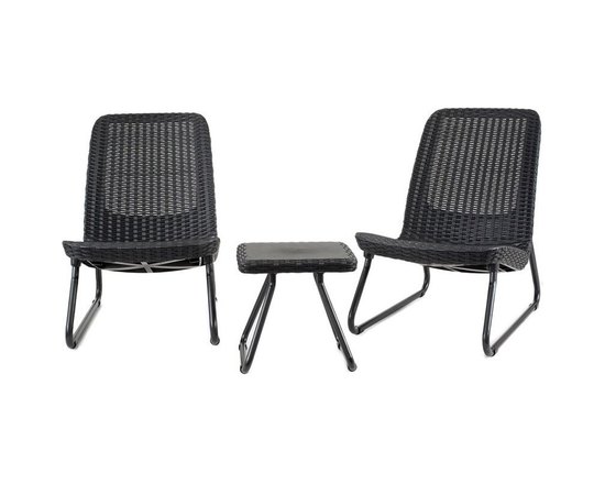 Набор садовой мебели Keter Rio patio set графит (7290103662431)