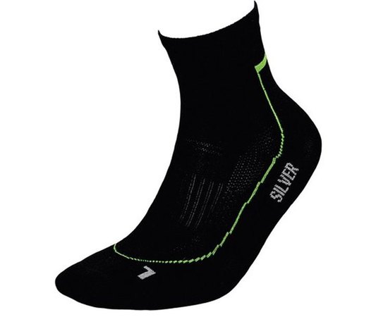 Носки InMove RUNNER DEODORANT SILVER rds.black/green .41–43