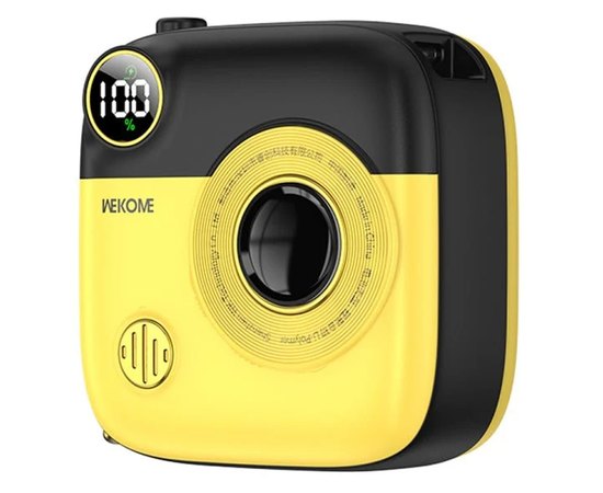 Повербанк XO PR223 Magnetic 15W mini camera digital display 10000 mAh Black/Yellow (6920680849376), Колір: Black/Yellow