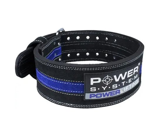 Пояс для пауерліфтингу  Power System PS-3800 Black/Blue 2XL (PS-3800_2XL_Black_Blue), Розмір: 2XL, Колір: Black/Blue