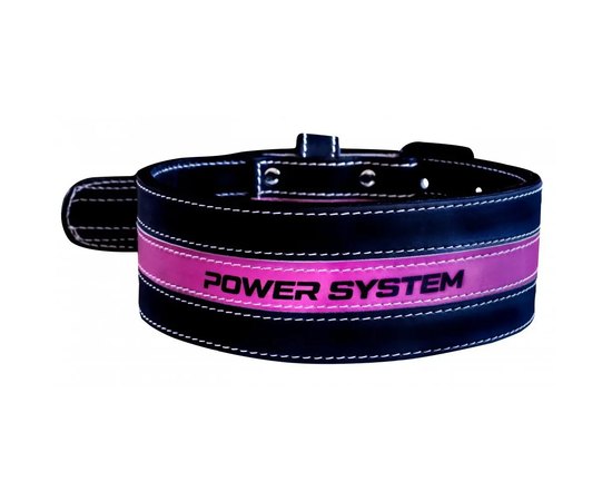 Пояс для важкої атлетики Power System PS-3870 Girl Power Black/Pink S (PS_3870_S_Pink)