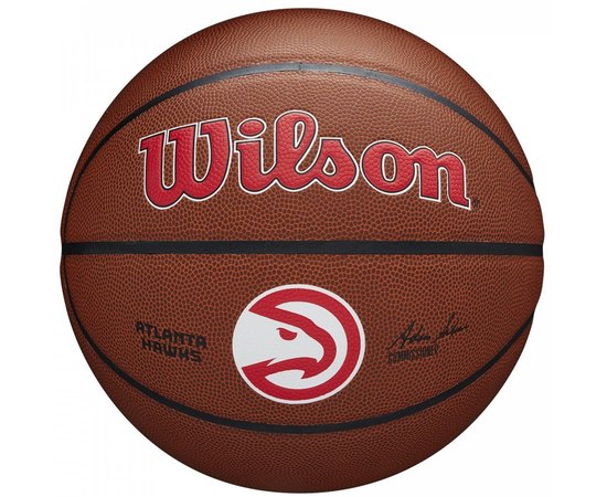 М'яч баскетбольний  Wilson NBA Team Alliance BSKT ATL Hawks (WTB3100XBATL)