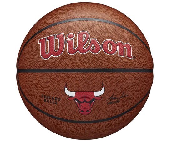 М'яч баскетбольний Wilson NBA Team Composite BSKT CHI Bulls (WTB3100XBCHI)