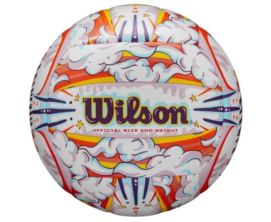 М'яч волейбольний Wilson Graffiti Peace VB White/Orange OF (WV4006901XBOF)