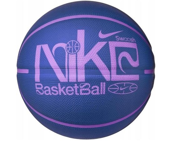 М'яч баскетбольний Nike EveryDay PlayGround 8P Graphic Deflated Синий/Розовый size 5 (N.100.4371.429.05)