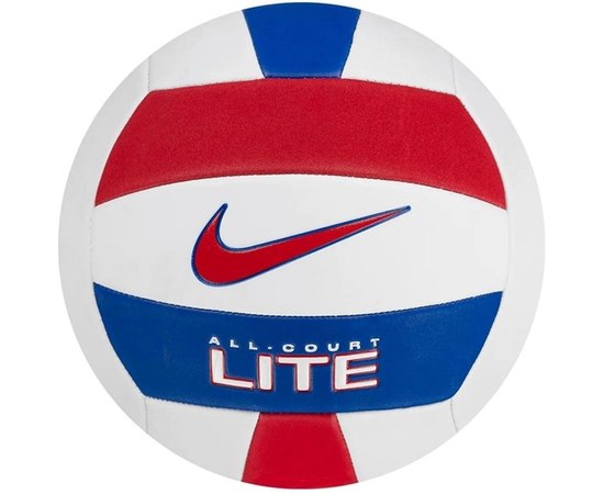 Мяч волейбольный Nike All Court Lite Volleyboll Deflated White/University Red/Game Royal/UN size 5 (N.100.9071.124.05)