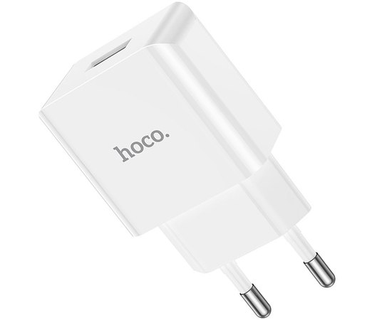 Зарядний пристрій Hoco Leisure Micro USB cable single port charger C106A 1USB, 10.5W/2.1A White (000009186)