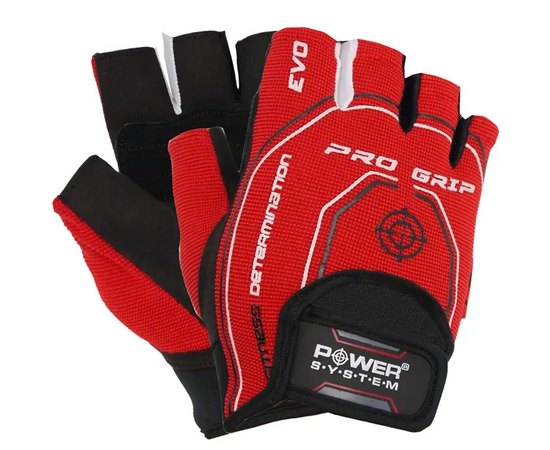 Рукавички для фітнесу Power System PS-2250E Pro Grip EVO Red M (PS_2260RD-3_M), Розмір: M, Колір: Red