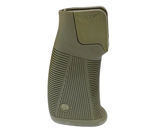 Пістолетна рукоятка DLG Tactical для AR-15 Rubberized Grip Green DLG-182, Колір: Зелений