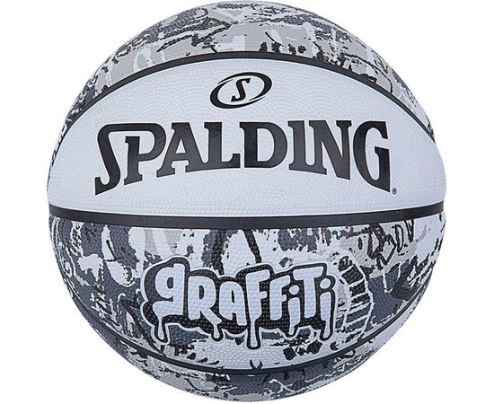 Мяч баскетбольный Spalding Graffitti серый size 7 (84375Z)