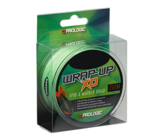 Шнур Prologic Wrap-Up AR - Spod & Marker Braid All Rounder 0.26mm 35lbs/15.9kg 250m (64119), Диаметр, мм: 0.26