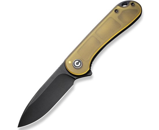 Карманный нож Civivi Elementum золотой C907A-5, Цвет : Gold , Покрытие клинка: BSW (Black Stonewash)