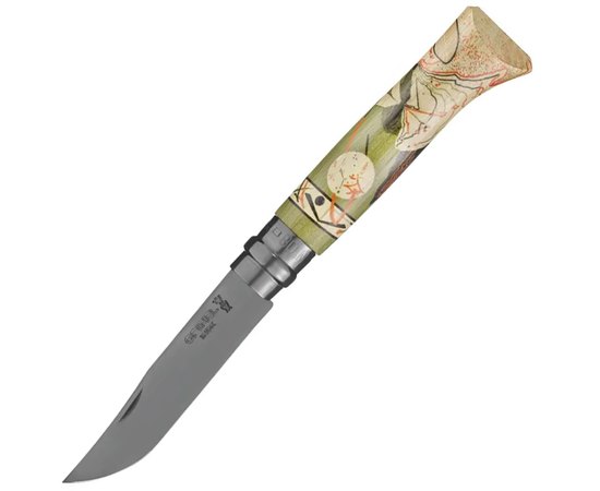 Нож туристический Opinel № 8 Limited Edition Nature by Mioshe (002603), Цвет : Beige, Покрытие клинка: Black