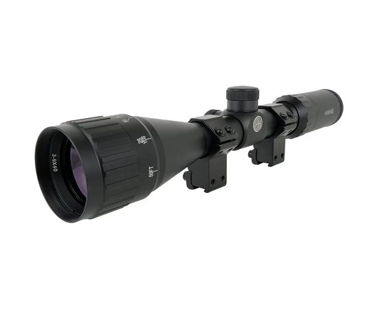 Оптический прицел Hawke Fast Mount 3-9x40 AO сетка Mil Dot, кольца на ласточкин хвост (11323)