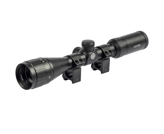 Оптичний приціл Hawke Fast Mount 3-9x40 AO сітка Mil Dot, кільця на Weaver (11523)