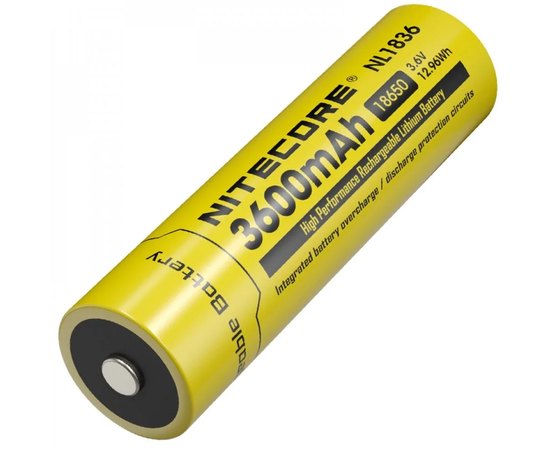 Акумулятор 18650 Nitecore 3.6V 3600 mAh NL1836 (6-1514)