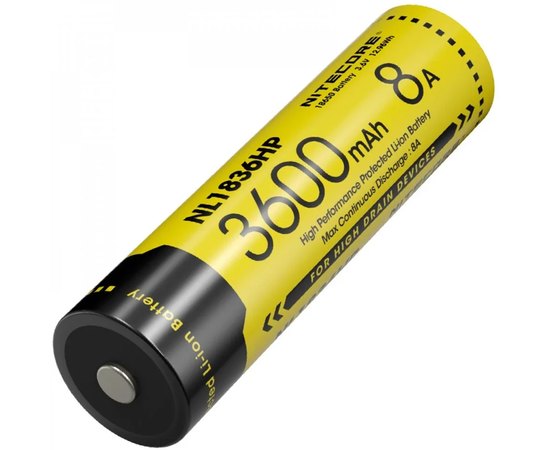 Аккумулятор 18650 Nitecore 3.6V 3600 mAh NL1836HP (6-1514_hp)