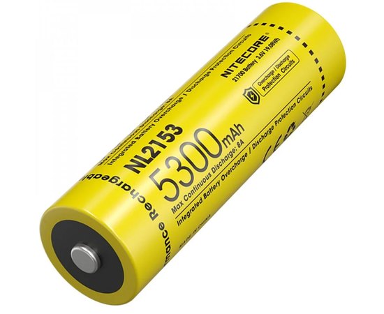 Акумулятор 21700 Nitecore 3.6V 5300 mAh NL2153 (6-1515)