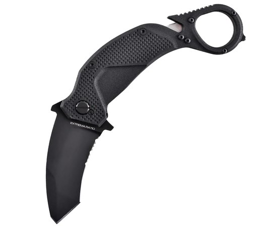 Нож-керамбит Extrema Ratio Nightmare Black (04.1000.0454/BLK), Цвет : Black, Покрытие клинка: Black