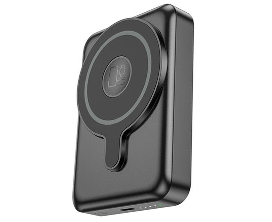 Повербанк HOCO 3-in-1 Wireless Fast Charging Q11 10000 mAh 20W Black (6931474777782), Колір: Чорний