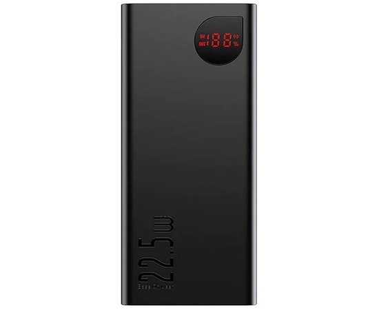 Повербанк Baseus Adaman Digital Display Fast Charge 40000 mAh 22.5W Black (вскрытый)