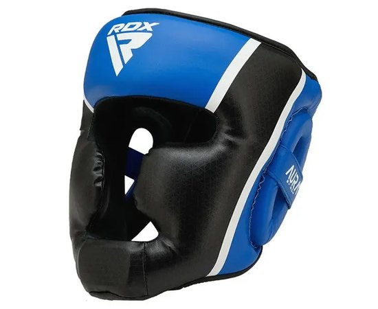 Боксерский шлем RDX AURA PLUS T-17 Blue/Black L (HGR-T17UB-L+), Размер: L, Цвет: Blue/Black