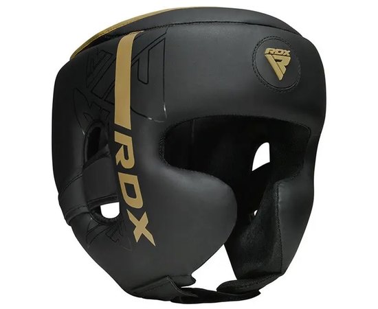 Боксерский шлем RDX F6 KARA Matte Golden XL (HGR-F6MGL-XL), Размер: XL, Цвет: Matte Golden