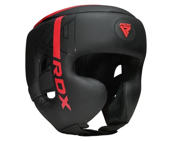 Боксерський шолом RDX F6 KARA Matte Red M (HGR-F6MR-M), Розмір: M, Колір: Matte Red