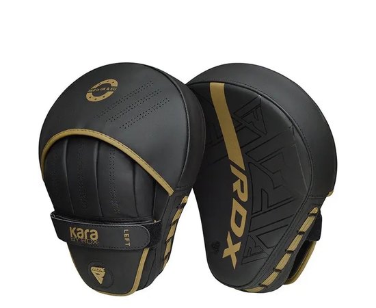 Лапы боксерские RDX F6 KARA Matte Golden (FPR-F6MGL), Цвет: Matte Golden