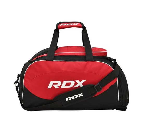 Сумка спортивна RDX R1 Duffel Bag with Backpack Straps Black/Red (GKB-R1B)