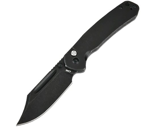 Кишеньковий ніж CJRB Bowie Pyrite SS Black (J1942-BST), Колір: Black, Покриття клинка: BSW (Black Stonewash)