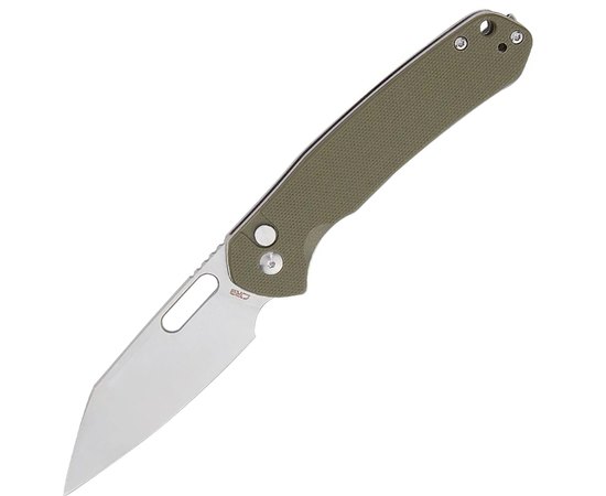 Карманный нож CJRB Pyrite Wharncliffe G10 Green (J1925A-GN), Цвет : Оливковый, Покрытие клинка: SW (Stonewash)