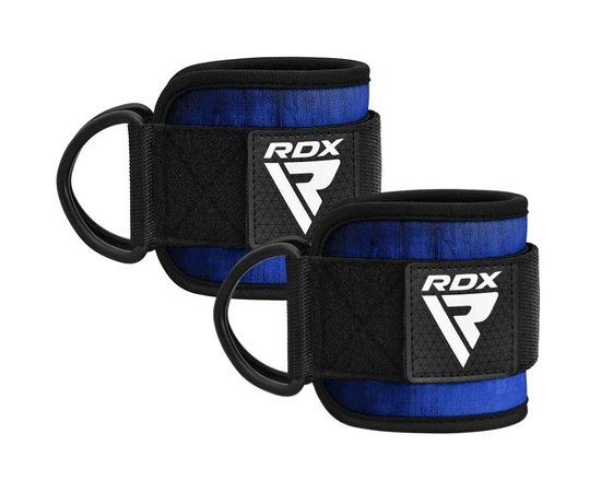 Манжети на щиколотки RDX A4 Gym Ankle Pro Blue Pair (WAN-A4U-P), Колір: Синій