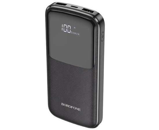 Повербанк Borofone Oceanic digital power bank 10000 mAh Black BJ17B