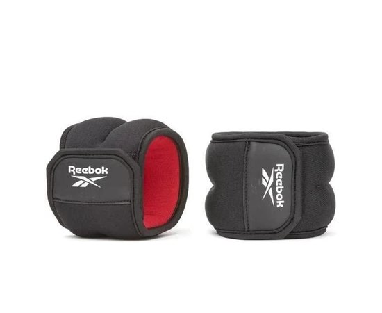 Утяжелители на щиколотки Reebok Ankle Weights черный/красный 1.5 кг (RAWT-11222)