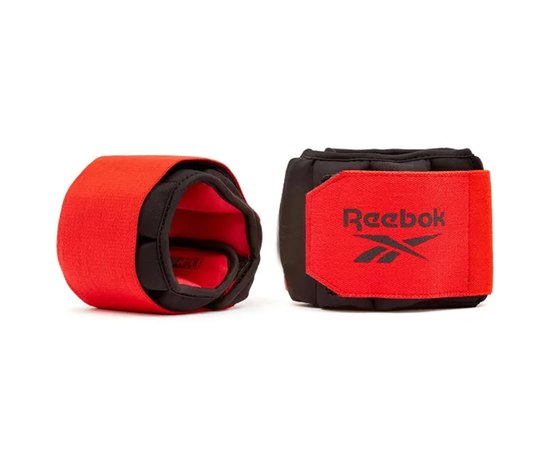 Утяжелители на щиколотки Reebok Flexlock Ankle Weight черный 2 кг OFSM (RAWT-11273), Вес одного утяжелителя, кг: 2 кг