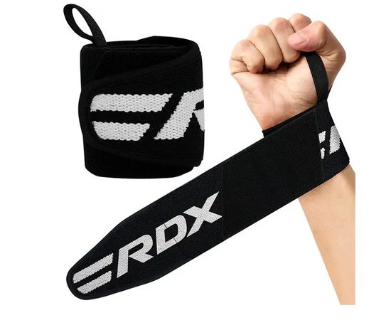 Бинты для запястий RDX W2 Gym Wrist Wraps Black Pro (WAH-W2B)