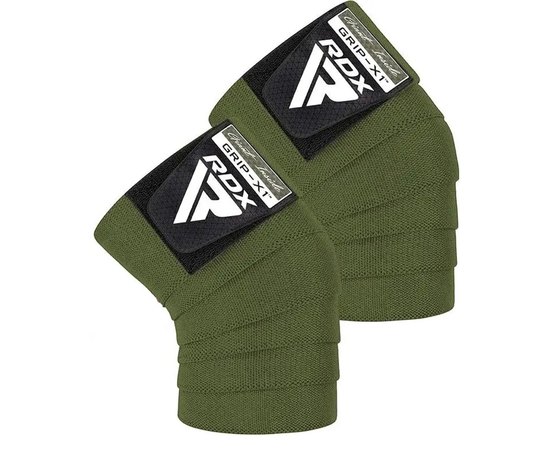 Бинты для колен RDX K1 GYM Knee Wraps Army Green (WAH-K1AG), Цвет: Green