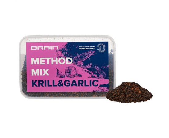 Метод Микс Brain Krill & Garlic криль+чеснок 400g (1858.54.78), Вкус : Криль/Чеснок