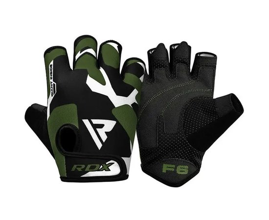 Перчатки для фитнеса RDX F6 Sumblimation Black/Green L (WGS-F6GN-L), Размер: L, Цвет: Black/Green