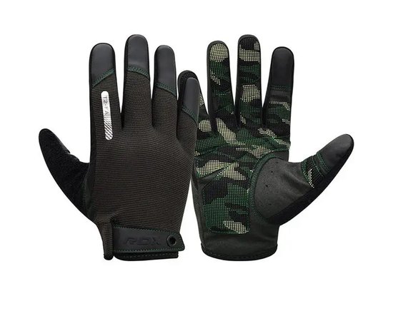 Перчатки для фитнеса RDX T2 Touch Screen Friendly Full Fingerf Army Green L (WGA-T2FA-L), Размер: L