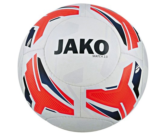 М'яч футбольний Jako Match 2.0 білий size 5 (2329-00)