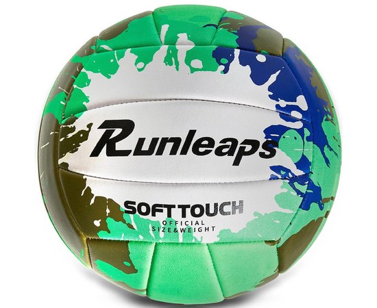 Мяч волейбольный Runleaps Green Blue size 5 (Runleaps GB)