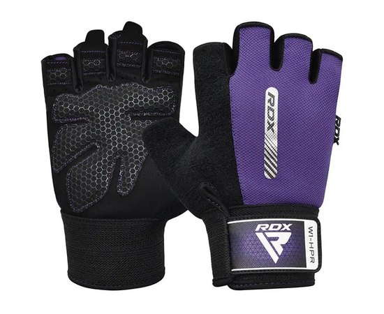 Перчатки для фитнеса RDX W1 Half Purple S (WGA-W1HPR-S), Размер: S, Цвет: Half Purple