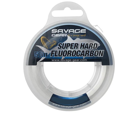 Флюорокарбон Savage Gear Super Hard 50m 0.60mm 18.90kg Clear (74492)