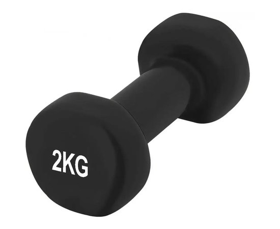 Гантелі PowerPlay 4121 вінілові 2*2 кг чорні (PP_4121_2*2kg), Вага: 2х2 кг