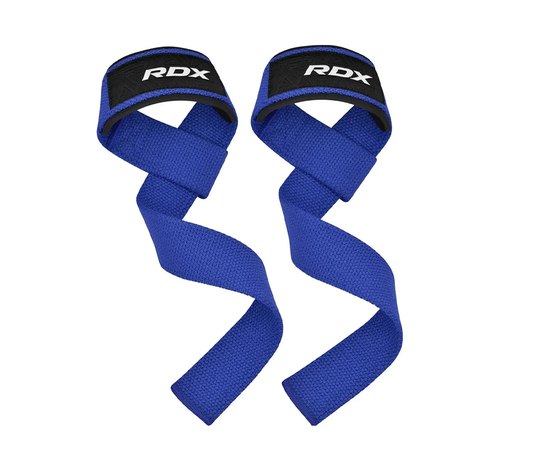 Лямки для тяги RDX W1 Gym Single Strap Blue Plus (WAN-W1U+), Цвет : Синий