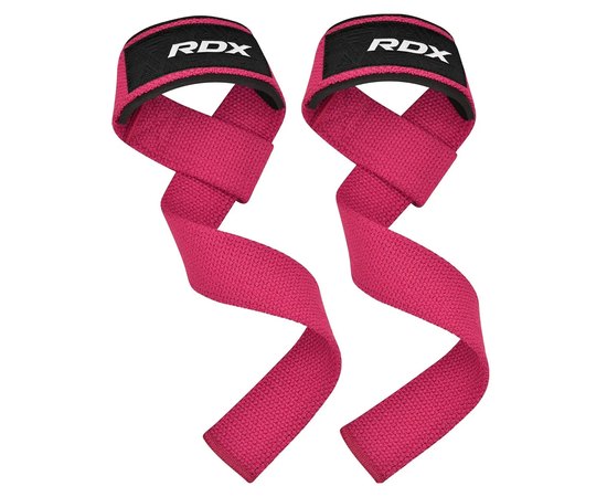 Лямки для тяги RDX W1 Gym Single Strap Pink Plus (WAN-W1P+), Цвет : Pink